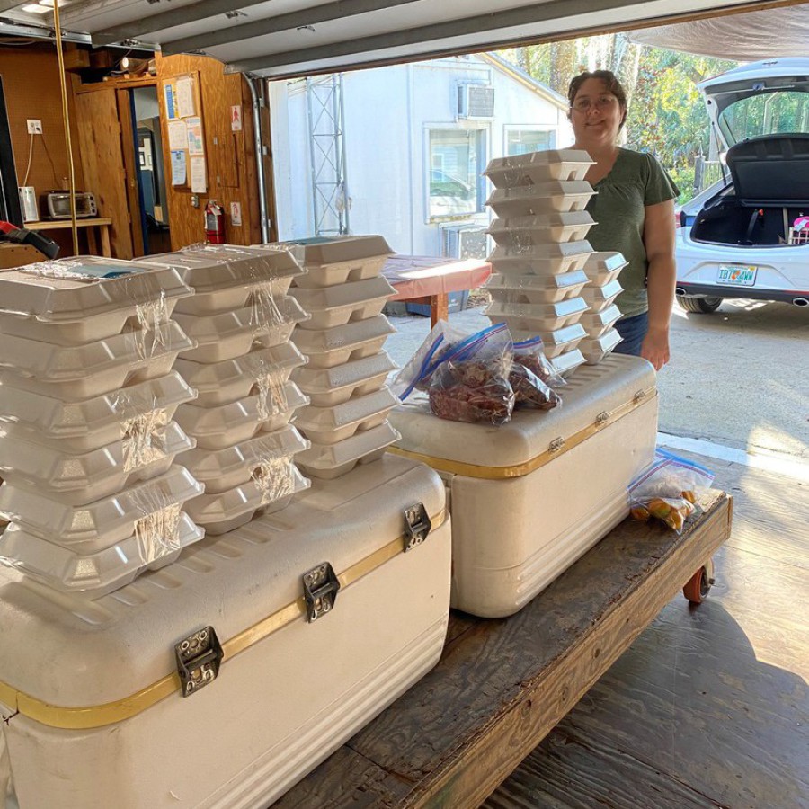 Meals are packed and ready to go!