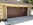 image of Vantage Cs garage door showing cherry finish